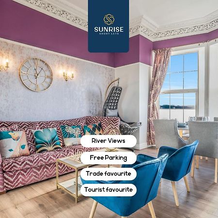 Presidential Apartment, Family Home, Luxury Bedrooms, 2 Rooms, 1 King Bed, 2 Single Beds, Free Wifi, Free Parking, Tourists, Business Travelers, Relocation, Beautiful River Views, - Long Stays, Invoice And Reduced Price Are Only Via Sunrise Short Let 던디 외부 사진