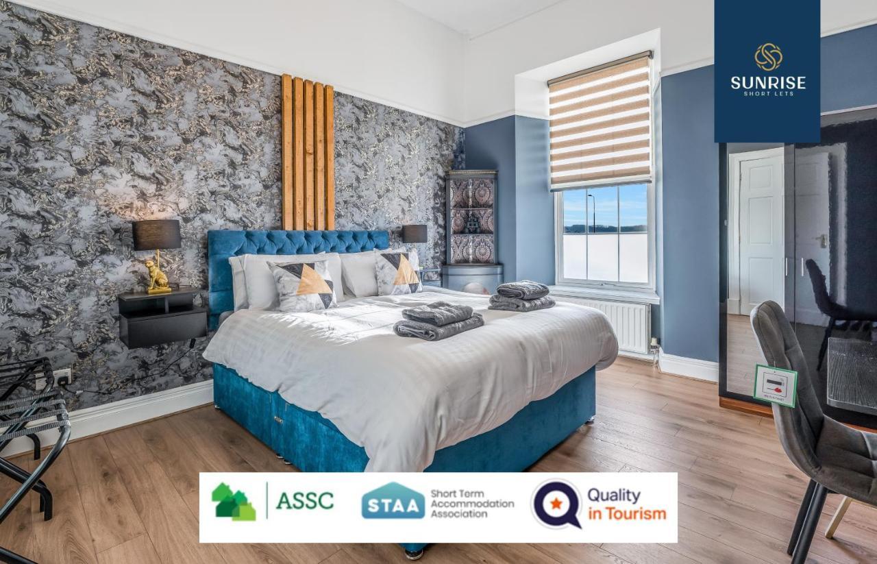 Presidential Apartment, Family Home, Luxury Bedrooms, 2 Rooms, 1 King Bed, 2 Single Beds, Free Wifi, Free Parking, Tourists, Business Travelers, Relocation, Beautiful River Views, - Long Stays, Invoice And Reduced Price Are Only Via Sunrise Short Let 던디 외부 사진